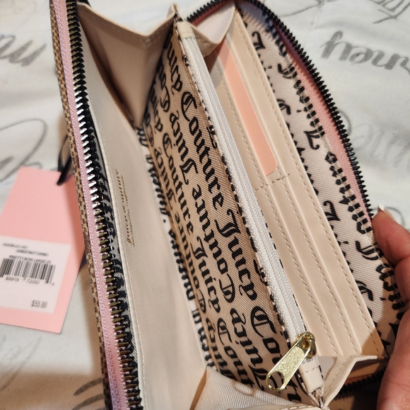 Juicy Couture Pretty Bow Lage zip around wallet - Picture 3 of 5